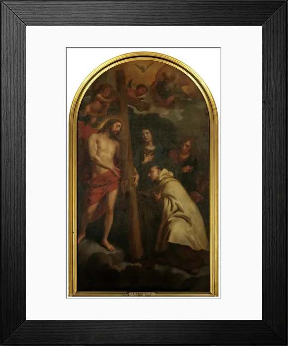 Framed Print : Vision of Saint John of the Cross. Creator: Pieter Thijs Framed Print : Vision of Saint John of the Cross. Creator: Pieter Thijs