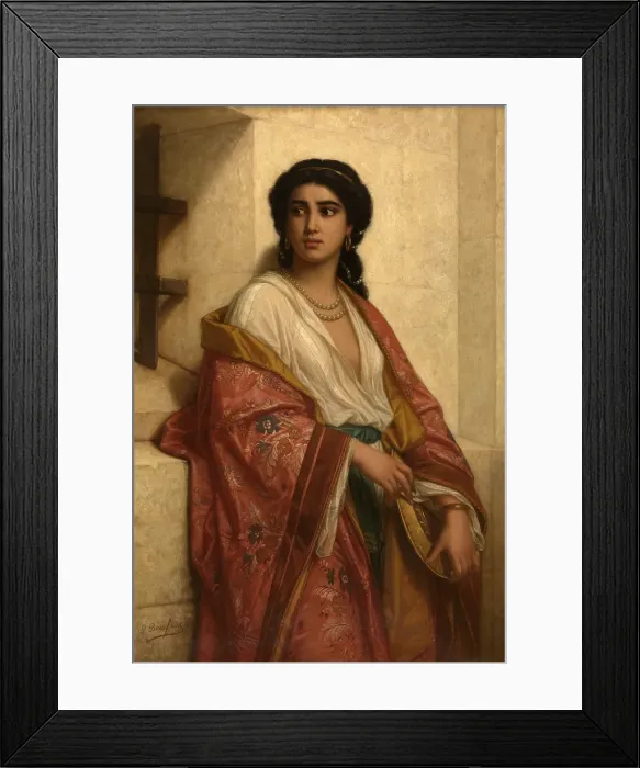 Framed Print : Salome Watching the Beheading of John the Baptist, 1873. Creator: Polydore Beaufaux Framed Print : Salome Watching the Beheading of John the Baptist, 1873. Creator: Polydore Beaufaux