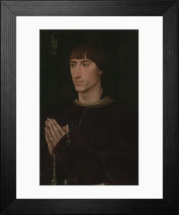 Framed Print : Philippe de Croy, 1460. Creator: Rogier Van der Weyden Framed Print : Philippe de Croy, 1460. Creator: Rogier Van der Weyden