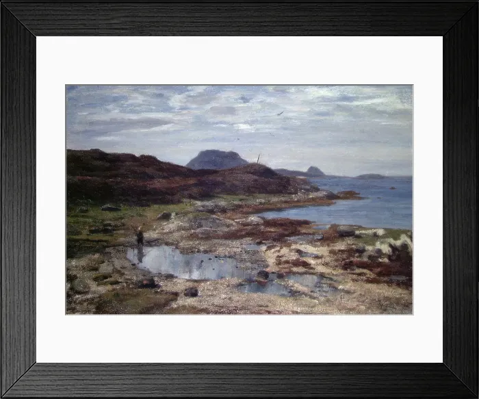Framed Print : Summer Landscape from Floro; Coastal Landscape from Floro, 1887. Creator: Fredrik Jonas Lucian Botfield Collett Framed Print : Summer Landscape from Floro; Coastal Landscape from Floro, 1887. Creator: Fredrik Jonas Lucian Botfield Collett