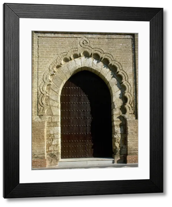 Framed Print : Gate, Santa Maria la Mayor Church, Sanlucar la Mayor, Spain, (2001). Creator: LTL Framed Print : Gate, Santa Maria la Mayor Church, Sanlucar la Mayor, Spain, (2001). Creator: LTL