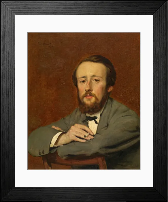 Framed Print : William Barber, 1874. Creator: Pieter Verhaert Framed Print : William Barber, 1874. Creator: Pieter Verhaert