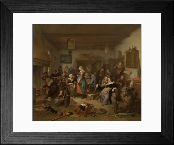 Framed Print : Jolly Company. Creator: Richard Brakenburgh Framed Print : Jolly Company. Creator: Richard Brakenburgh