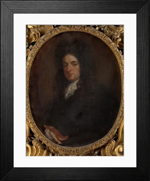 Framed Print : Steven Cornelis Janssens van Hujoel, Dean of the Guild of St. Luke and of the Chamber of... 1689. Creator: Peter Ykens Framed Print : Steven Cornelis Janssens van Hujoel, Dean of the Guild of St. Luke and of the Chamber of... 1689. Creator: Peter Ykens