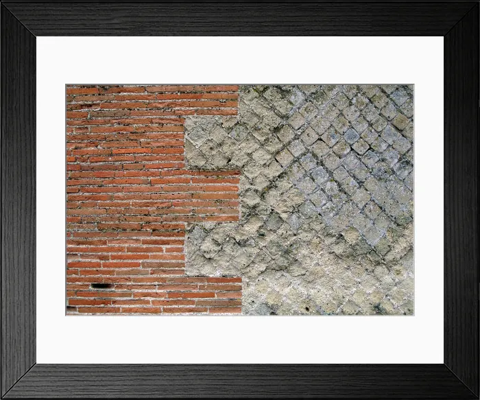 Framed Print : Ancient wall, Pompeii, Italy, 2009. Creator: LTL Framed Print : Ancient wall, Pompeii, Italy, 2009. Creator: LTL