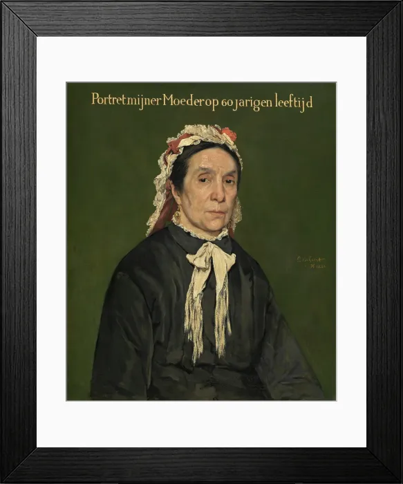 Framed Print : The Artist's Mother, 1880. Creator: Pieter Verhaert Framed Print : The Artist's Mother, 1880. Creator: Pieter Verhaert