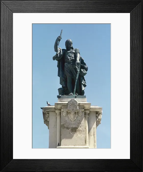 Framed Print : Monument of Roger de Lauria, Tarragona, Catalonia, Spain, 1887 (2001). Creator: LTL Framed Print : Monument of Roger de Lauria, Tarragona, Catalonia, Spain, 1887 (2001). Creator: LTL