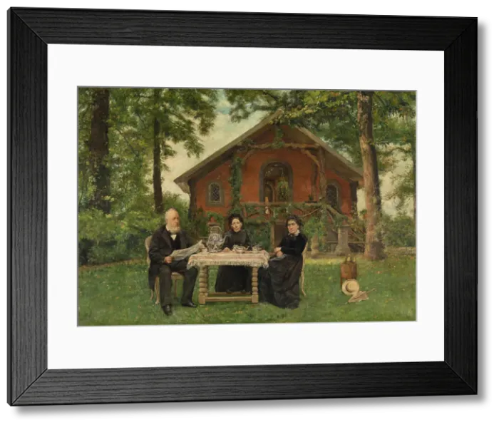 Framed Print : The Family Cuperus, 1893. Creator: Pieter Verhaert Framed Print : The Family Cuperus, 1893. Creator: Pieter Verhaert