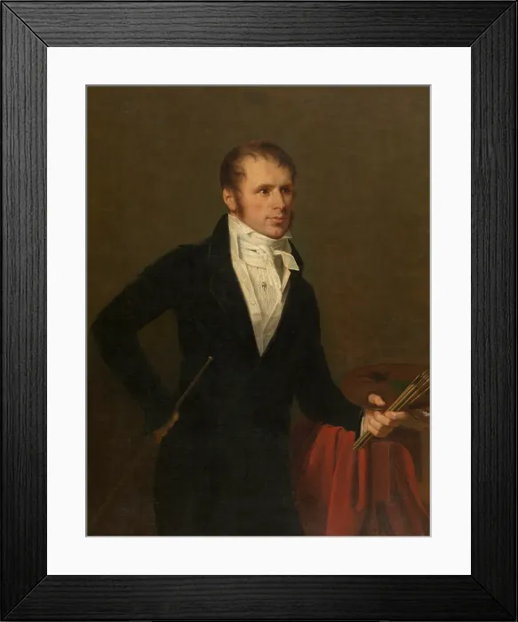 Framed Print : The Painter Jan Frans van Dael, 1804. Creator: Robert Lefevre Framed Print : The Painter Jan Frans van Dael, 1804. Creator: Robert Lefevre