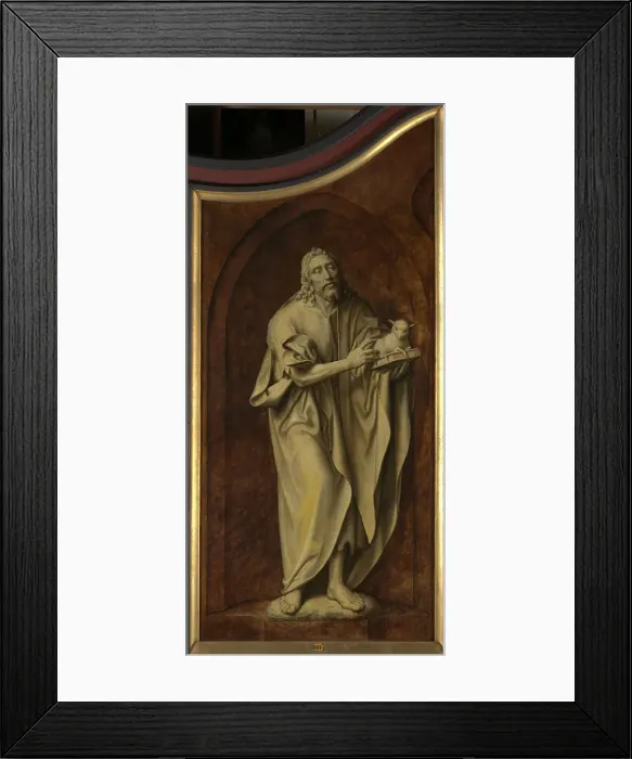 Framed Print : Saint John the Baptist, 1511. Creator: Quentin Metsys I Framed Print : Saint John the Baptist, 1511. Creator: Quentin Metsys I