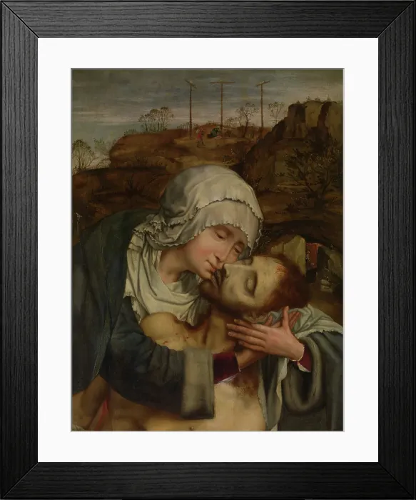Framed Print : Pieta, c1510s. Creator: Quentin Metsys I Framed Print : Pieta, c1510s. Creator: Quentin Metsys I