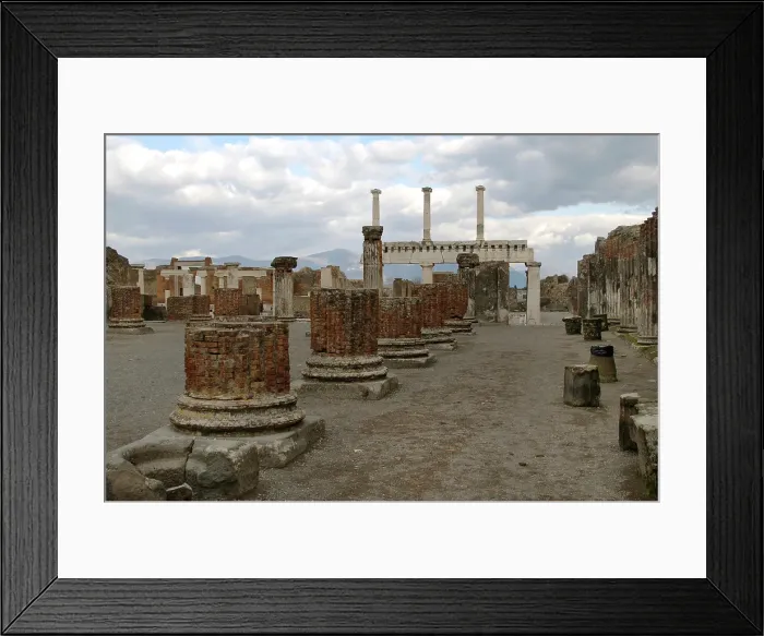 Framed Print : Ruins of the Basilica, Pompeii, Italy, late 2nd century BC (2009). Creator: LTL Framed Print : Ruins of the Basilica, Pompeii, Italy, late 2nd century BC (2009). Creator: LTL