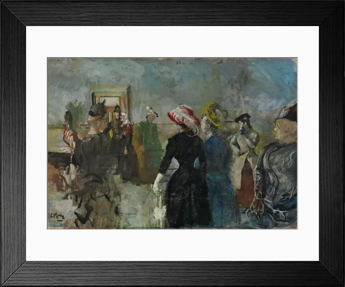 Framed Print : Albertine (late version), 1917. Creator: Christian Krohg Framed Print : Albertine (late version), 1917. Creator: Christian Krohg