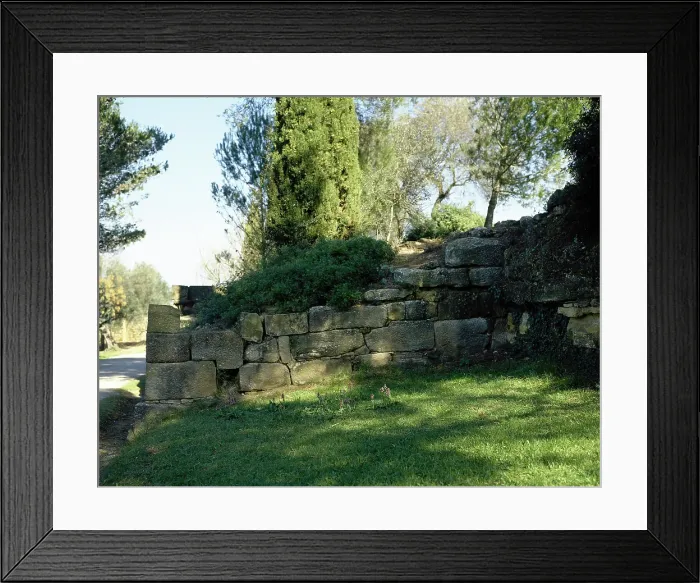 Framed Print : Square tower, El Puig de Sant Andreu, Ullastret, Catalonia, Spain, (1999). Creator: LTL Framed Print : Square tower, El Puig de Sant Andreu, Ullastret, Catalonia, Spain, (1999). Creator: LTL