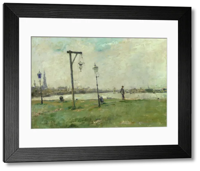 Framed Print : A View of Antwerp, c1880-1900. Creator: Pieter Verhaert Framed Print : A View of Antwerp, c1880-1900. Creator: Pieter Verhaert