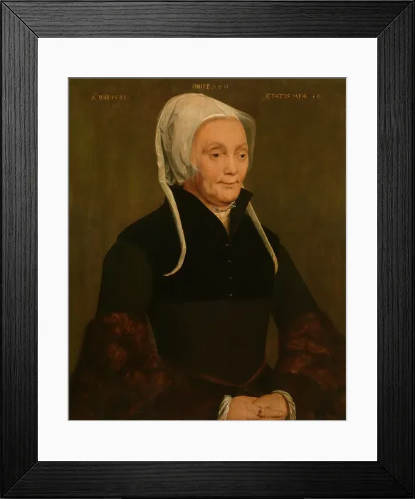 Framed Print : Portrait of a Woman, 1548. Creator: Pieter Pourbus Framed Print : Portrait of a Woman, 1548. Creator: Pieter Pourbus