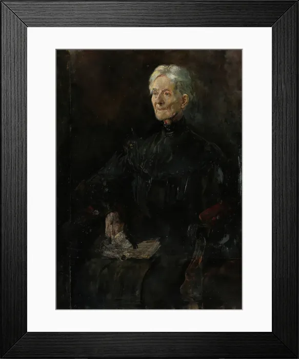 Framed Print : Portrait of Mrs. Betsy Gude, b. Anker, 1910. Creator: Christian Krohg Framed Print : Portrait of Mrs. Betsy Gude, b. Anker, 1910. Creator: Christian Krohg