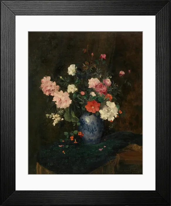 Framed Print : Flowers, 1879. Creator: Robert Mols Framed Print : Flowers, 1879. Creator: Robert Mols