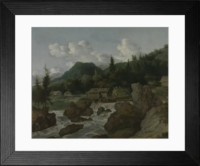 Framed Print : Nordic Landscape. Creator: Allart van Everdingen Framed Print : Nordic Landscape. Creator: Allart van Everdingen