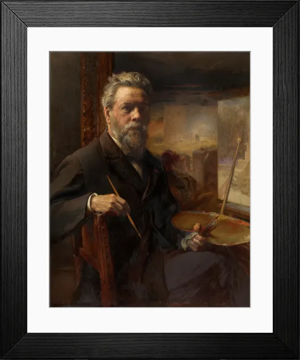 Framed Print : Self Portrait, 1904. Creator: Pierre Jean van der Ouderaa Framed Print : Self Portrait, 1904. Creator: Pierre Jean van der Ouderaa