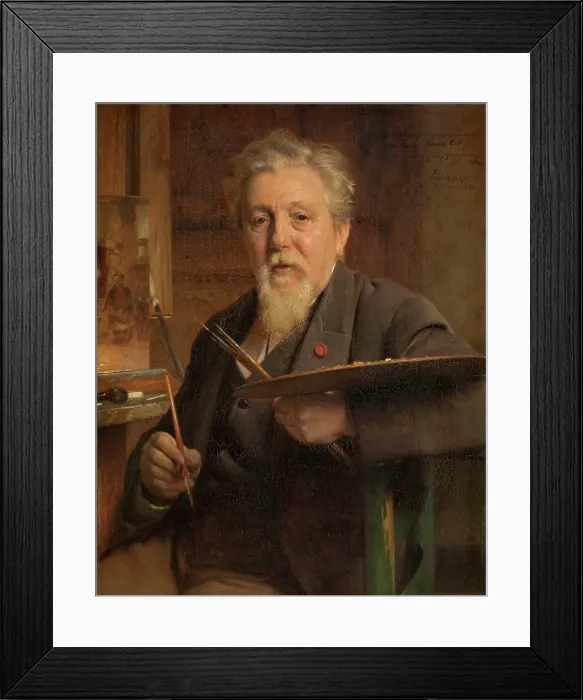 Framed Print : The Painter Jan David Col, 1897. Creator: Pierre Jean van der Ouderaa Framed Print : The Painter Jan David Col, 1897. Creator: Pierre Jean van der Ouderaa