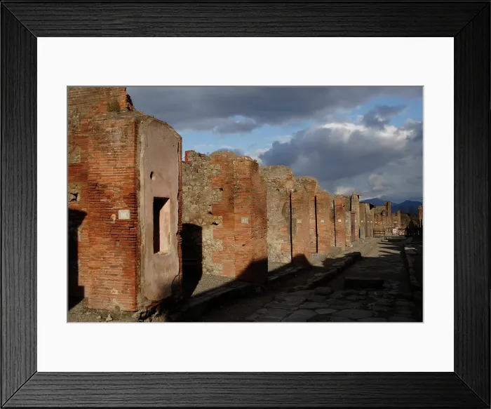 Framed Print : Ruins, Pompeii, Italy, 2009. Creator: LTL Framed Print : Ruins, Pompeii, Italy, 2009. Creator: LTL