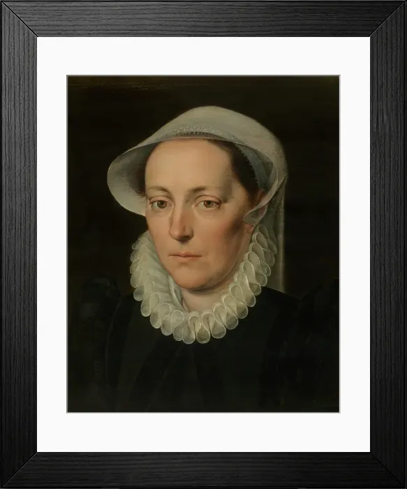 Framed Print : Portrait of a Woman, c1550-1580. Creator: Pieter Pourbus Framed Print : Portrait of a Woman, c1550-1580. Creator: Pieter Pourbus