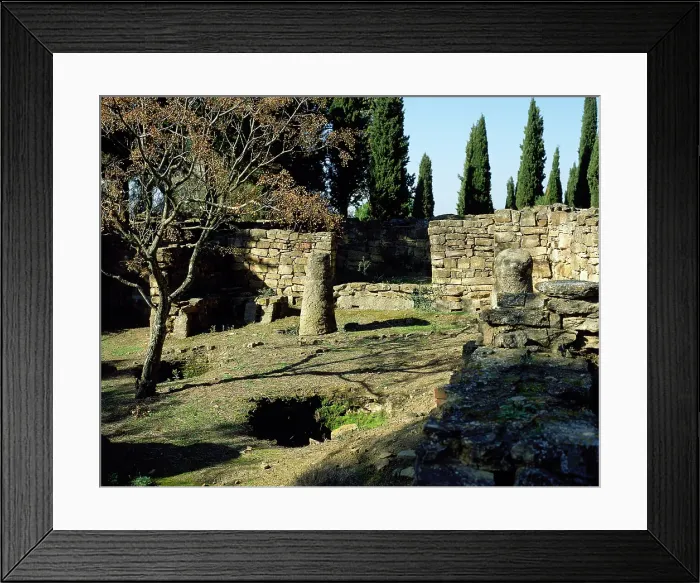 Framed Print : Ruins of a building, El Puig de Sant Andreu, Ullastret, Catalonia, Spain, (1999). Creator: LTL Framed Print : Ruins of a building, El Puig de Sant Andreu, Ullastret, Catalonia, Spain, (1999). Creator: LTL