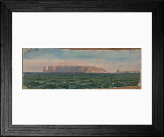 Framed Print : By Heligoland, 1865. Creator: Fredrik Jonas Lucian Botfield Collett Framed Print : By Heligoland, 1865. Creator: Fredrik Jonas Lucian Botfield Collett