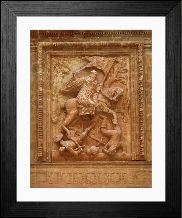 Framed Print : St Emilian the Moor-Slayer, Yuso Monastery, San Millan de la Cogolla, La Rioja, Spain, (2002). Creator: Unknown Framed Print : St Emilian the Moor-Slayer, Yuso Monastery, San Millan de la Cogolla, La Rioja, Spain, (2002). Creator: Unknown