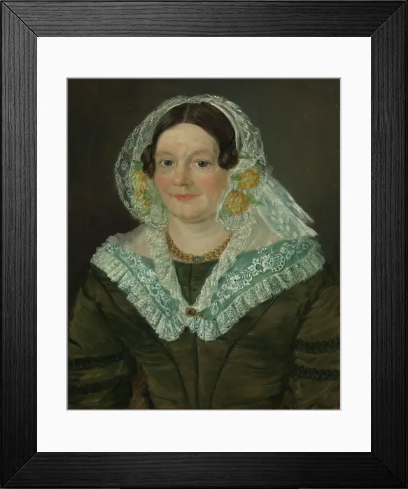 Framed Print : Portrait of Ellen Sophie Richter, b. Bernhoft, 1845. Creator: Matthias Stoltenberg Framed Print : Portrait of Ellen Sophie Richter, b. Bernhoft, 1845. Creator: Matthias Stoltenberg
