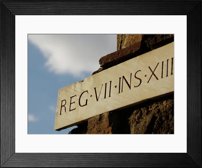 Framed Print : Panel information, Pompeii, Italy, 2009. Creator: LTL Framed Print : Panel information, Pompeii, Italy, 2009. Creator: LTL