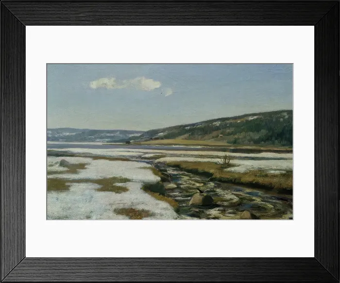Framed Print : Painting, unknown date. Creator: Fredrik Jonas Lucian Botfield Collett Framed Print : Painting, unknown date. Creator: Fredrik Jonas Lucian Botfield Collett