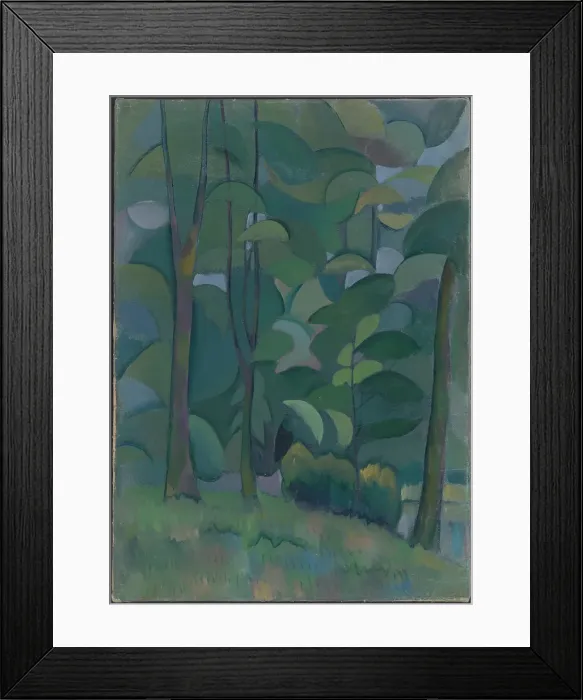 Framed Print : Forest, 1908-1910. Creator: Vladimir Baranoff-Rossine Framed Print : Forest, 1908-1910. Creator: Vladimir Baranoff-Rossine