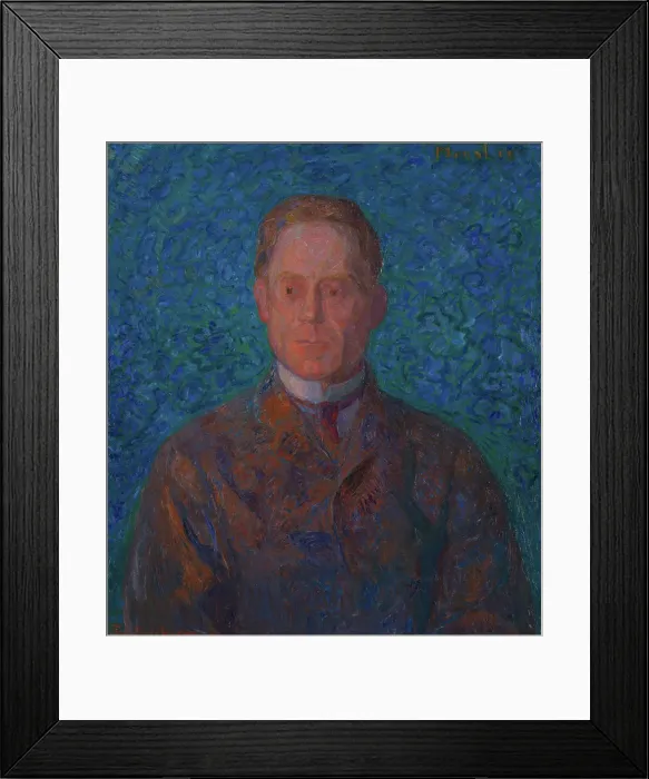 Framed Print : Portrait of the Author Mons Lie, 1909. Creator: Thorvald Erichsen Framed Print : Portrait of the Author Mons Lie, 1909. Creator: Thorvald Erichsen