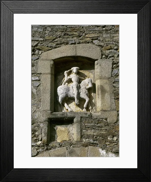Framed Print : Statue of St James the Moor-slayer in Cubo's Arch, Zafra, Extremadura, Spain (2001). Creator: LTL Framed Print : Statue of St James the Moor-slayer in Cubo's Arch, Zafra, Extremadura, Spain (2001). Creator: LTL