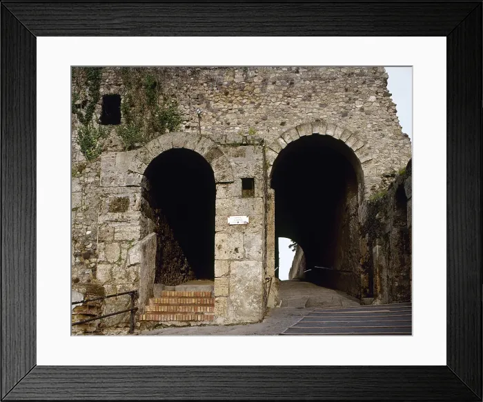 Framed Print : Porta Marina which connected the town with the harbour, Pompeii, Campania, Italy, 2002. Creator: LTL Framed Print : Porta Marina which connected the town with the harbour, Pompeii, Campania, Italy, 2002. Creator: LTL