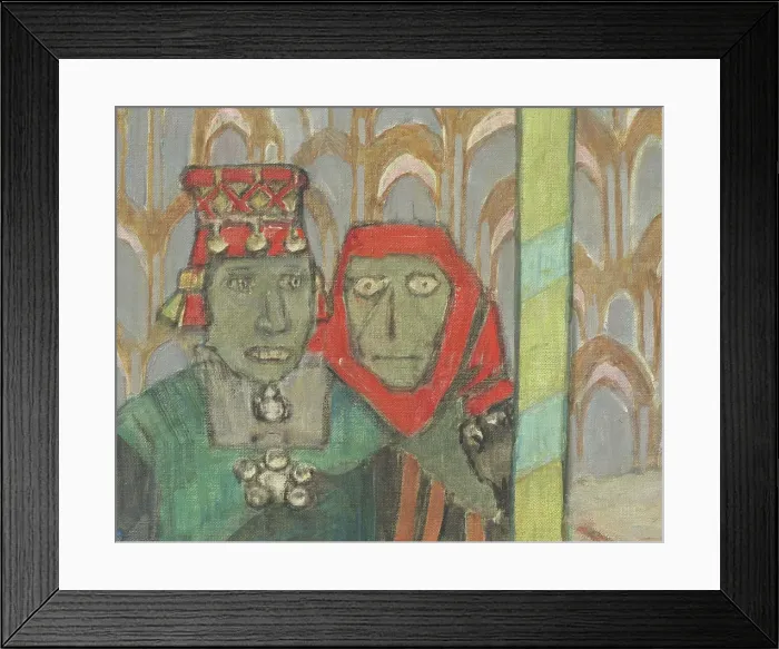 Framed Print : The spirited off into the Mountain, 1928. Creator: Gerhard Munthe Framed Print : The spirited off into the Mountain, 1928. Creator: Gerhard Munthe