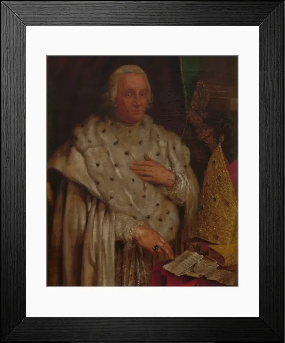 Framed Print : Godefried Hermans, Abbot of Tongerlo, 1793. Creator: Willem Jacob Herreyns Framed Print : Godefried Hermans, Abbot of Tongerlo, 1793. Creator: Willem Jacob Herreyns