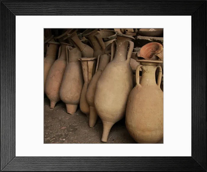 Framed Print : The Antiquarium, amphoras, Pompeii, Italy, 2009. Creator: LTL Framed Print : The Antiquarium, amphoras, Pompeii, Italy, 2009. Creator: LTL