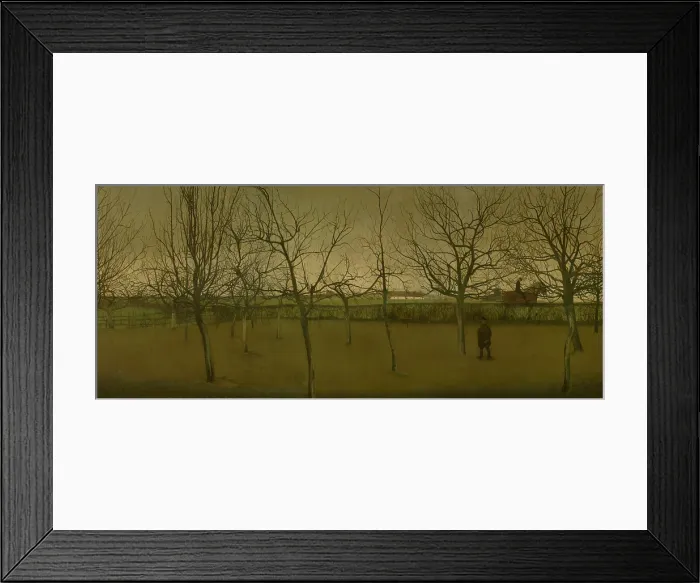 Framed Print : An Orchard in Winter, 1907. Creator: Valerius de Saedeleer Framed Print : An Orchard in Winter, 1907. Creator: Valerius de Saedeleer