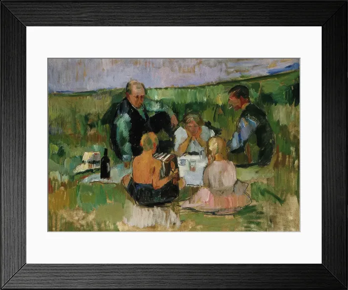 Framed Print : Summer, c1909. Creator: Henrik Louis Lund Framed Print : Summer, c1909. Creator: Henrik Louis Lund