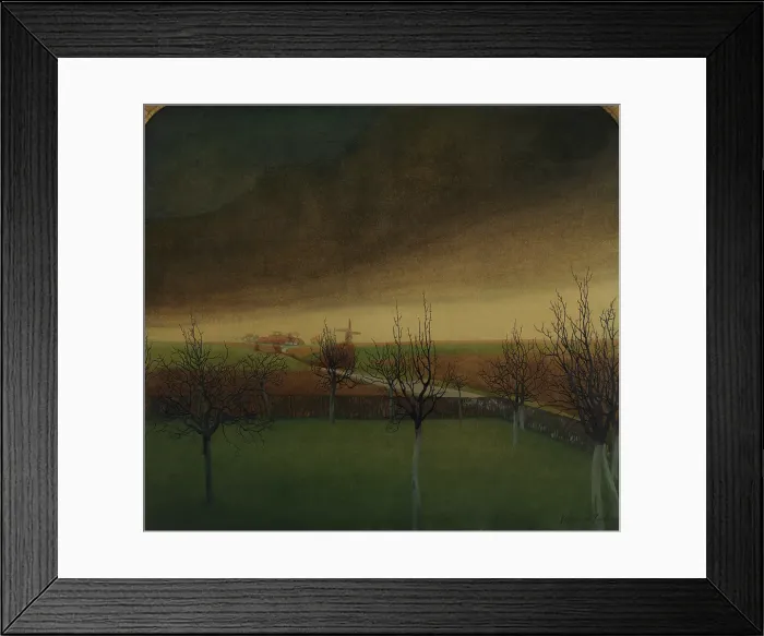 Framed Print : Before Spring, c1900-1940. Creator: Valerius de Saedeleer Framed Print : Before Spring, c1900-1940. Creator: Valerius de Saedeleer