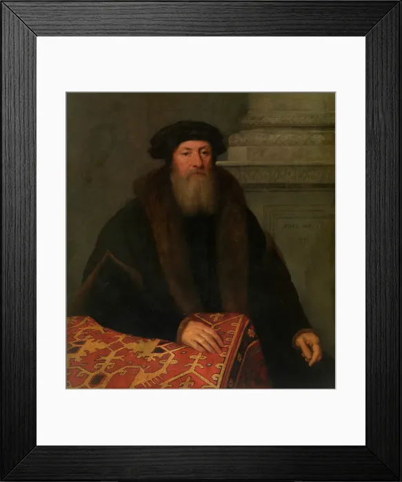 Framed Print : Portrait of a Man, 1543. Creator: Willem Key Framed Print : Portrait of a Man, 1543. Creator: Willem Key