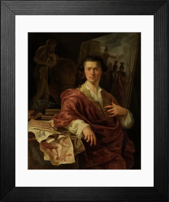 Framed Print : The Painter Andries Lens, 1769-1775. Creator: Willem Jacob Herreyns Framed Print : The Painter Andries Lens, 1769-1775. Creator: Willem Jacob Herreyns