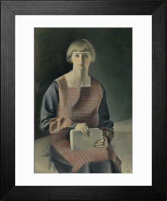 Framed Print : Portrait of a Woman, 1925. Creator: Leon Aurdal Framed Print : Portrait of a Woman, 1925. Creator: Leon Aurdal