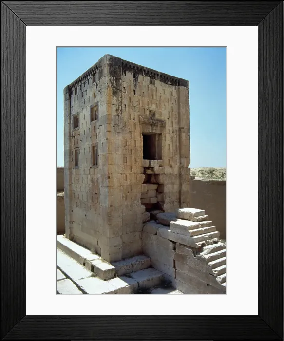 Framed Print : Kaba Zartosht fire temple, Naqsh-e Rostam, Iran, Achaemenid period (1994). Creator: LTL Framed Print : Kaba Zartosht fire temple, Naqsh-e Rostam, Iran, Achaemenid period (1994). Creator: LTL