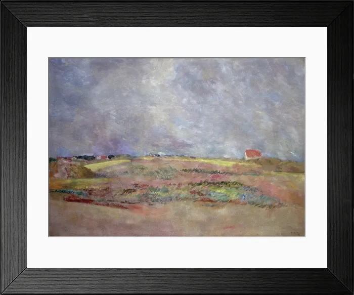 Framed Print : Landscape from Skagen, Denmark, 1925. Creator: Ludvig Karsten Framed Print : Landscape from Skagen, Denmark, 1925. Creator: Ludvig Karsten