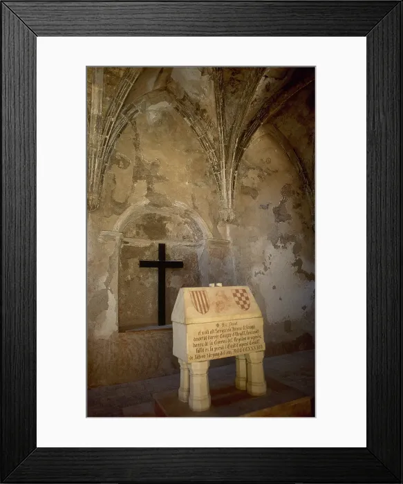 Framed Print : Tomb of James II the Unfortunate, Count of Urgell, Chapel of St Mary, Xativa Castle, Spain, 2001. Creator: LTL Framed Print : Tomb of James II the Unfortunate, Count of Urgell, Chapel of St Mary, Xativa Castle, Spain, 2001. Creator: LTL