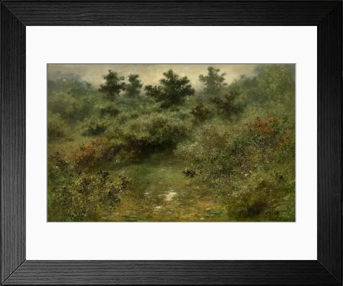 Framed Print : By the Brook, 1872. Creator: Xavier De Cock Framed Print : By the Brook, 1872. Creator: Xavier De Cock
